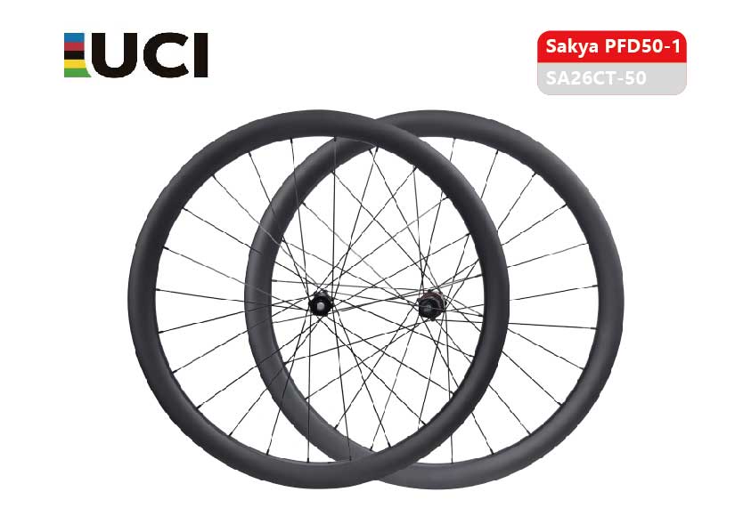 Ruote per bici in carbonio Sakya approvate UCI