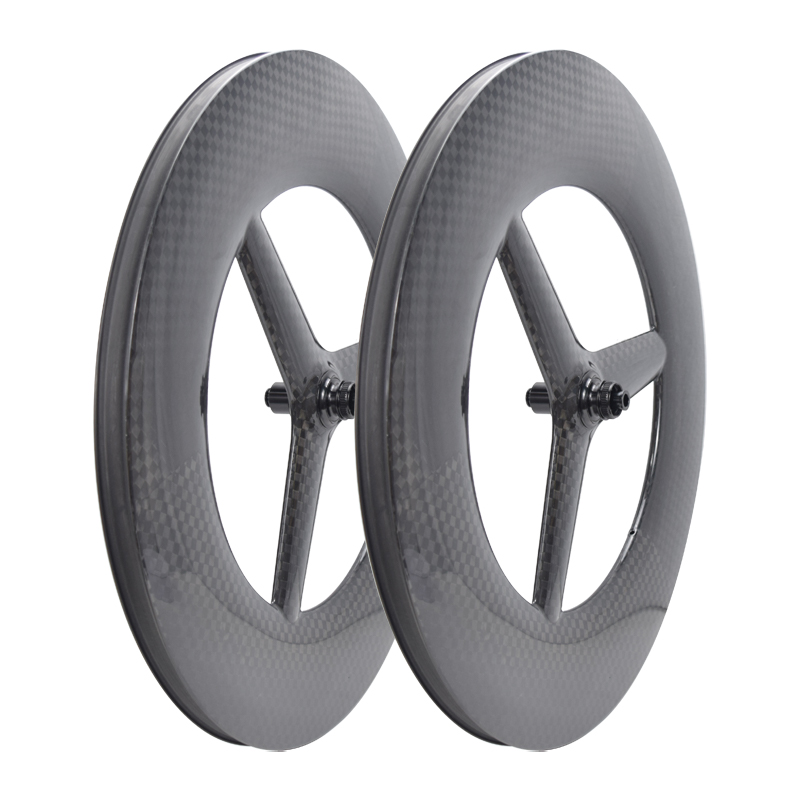 3 spokes carbin wheels front and rear