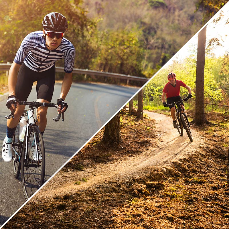 Ruote per bici da corsa vs. ruote per mountain bike: come scegliere il set di ruote giusto per il tuo terreno di guida