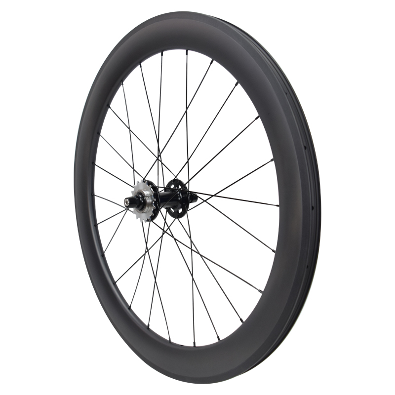 3K/UD/12K Carbon Fixed Gear Wheelset