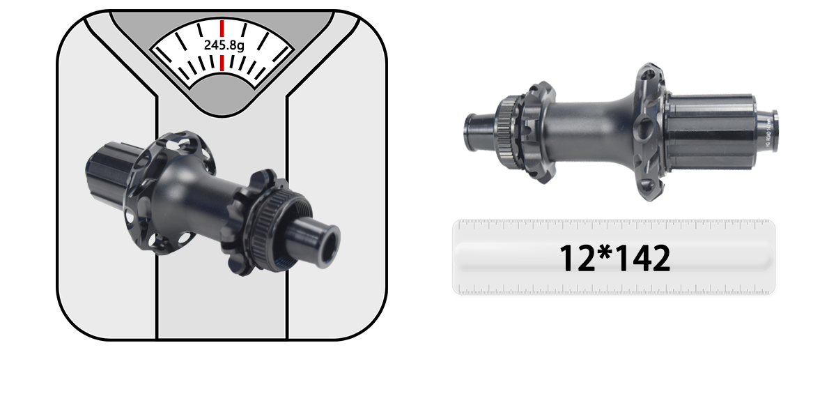 Front hub12*100 rear hub 12*142