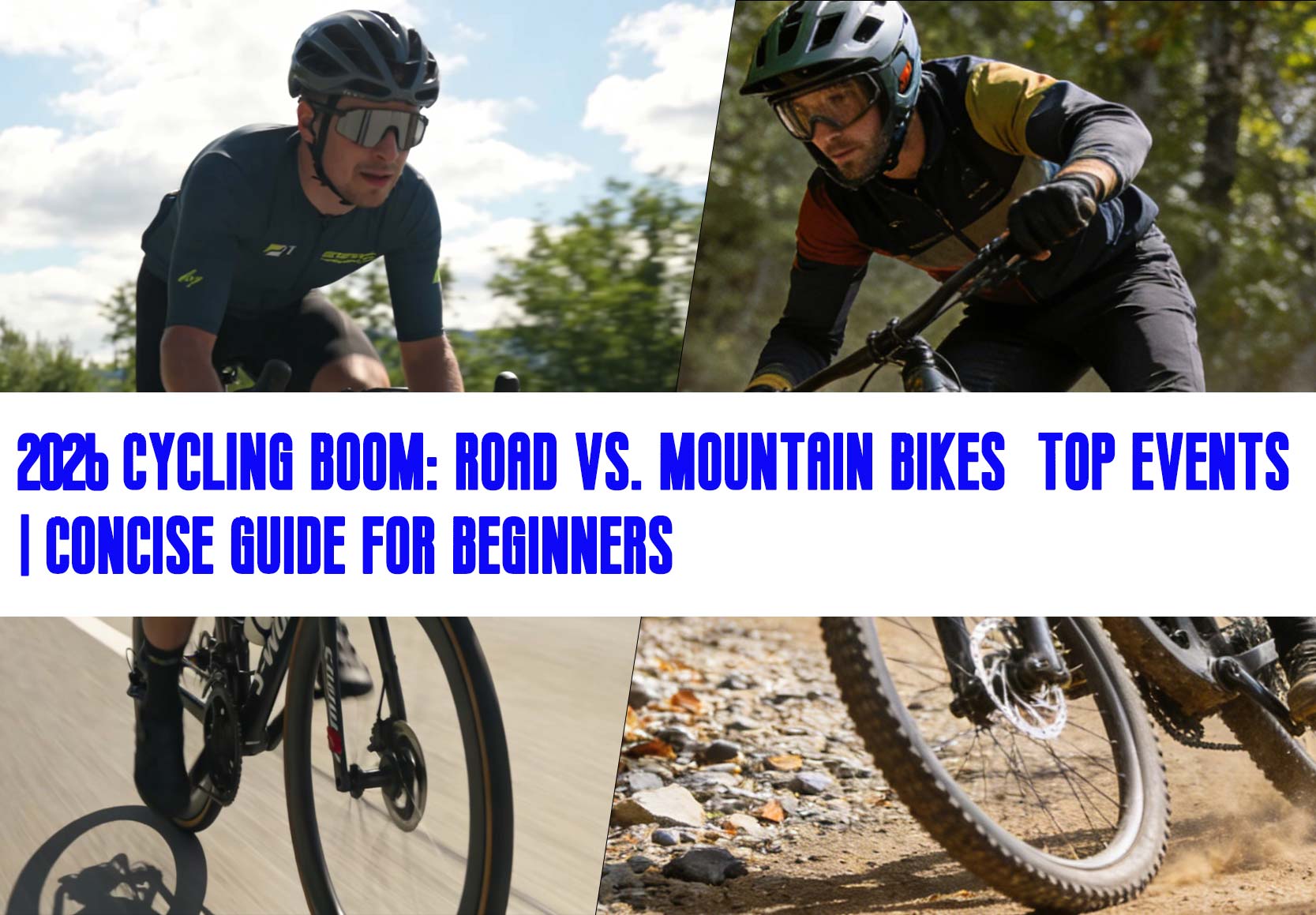 Il boom del ciclismo nel 2026: bici da strada vs. mountain bike e i principali eventi | Guida concisa per principianti