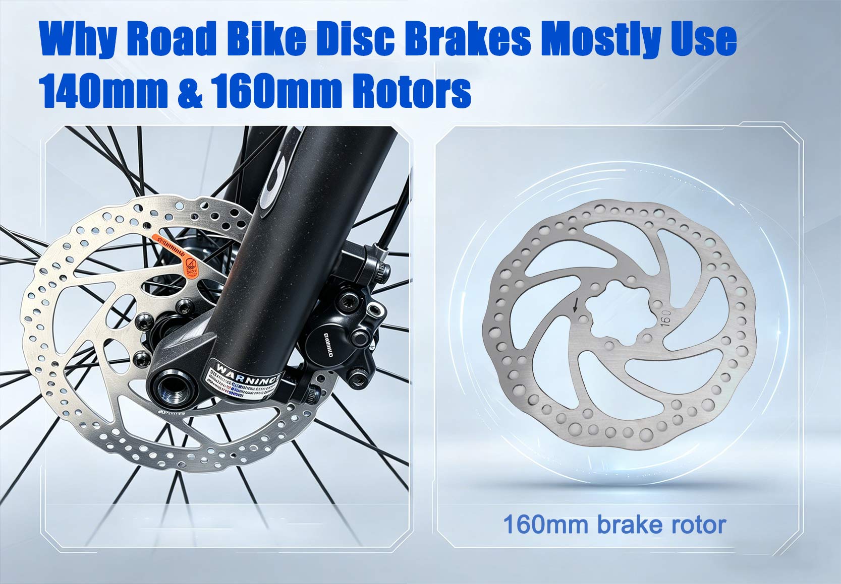 Lo standard di riferimento per i dischi freno da bici da strada | La logica alla base delle specifiche da 140 mm e 160 mm
