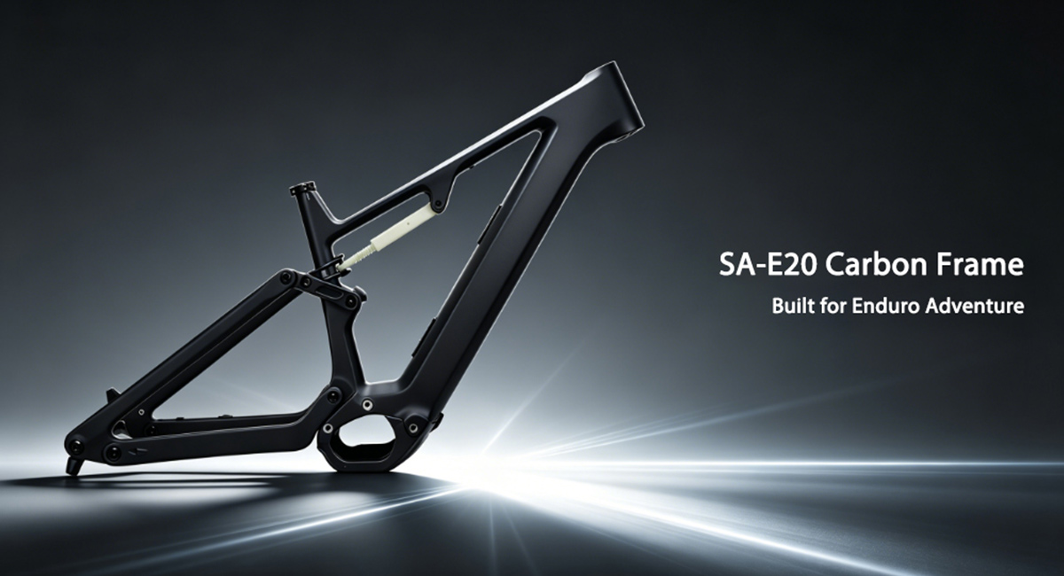 SA-E20 full carbon E-MTB frame
